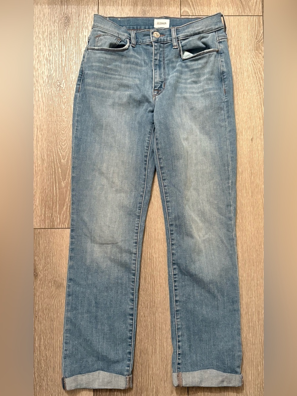 Hudson Blair High Rise Straight Crop Jeans Women’s Size 26